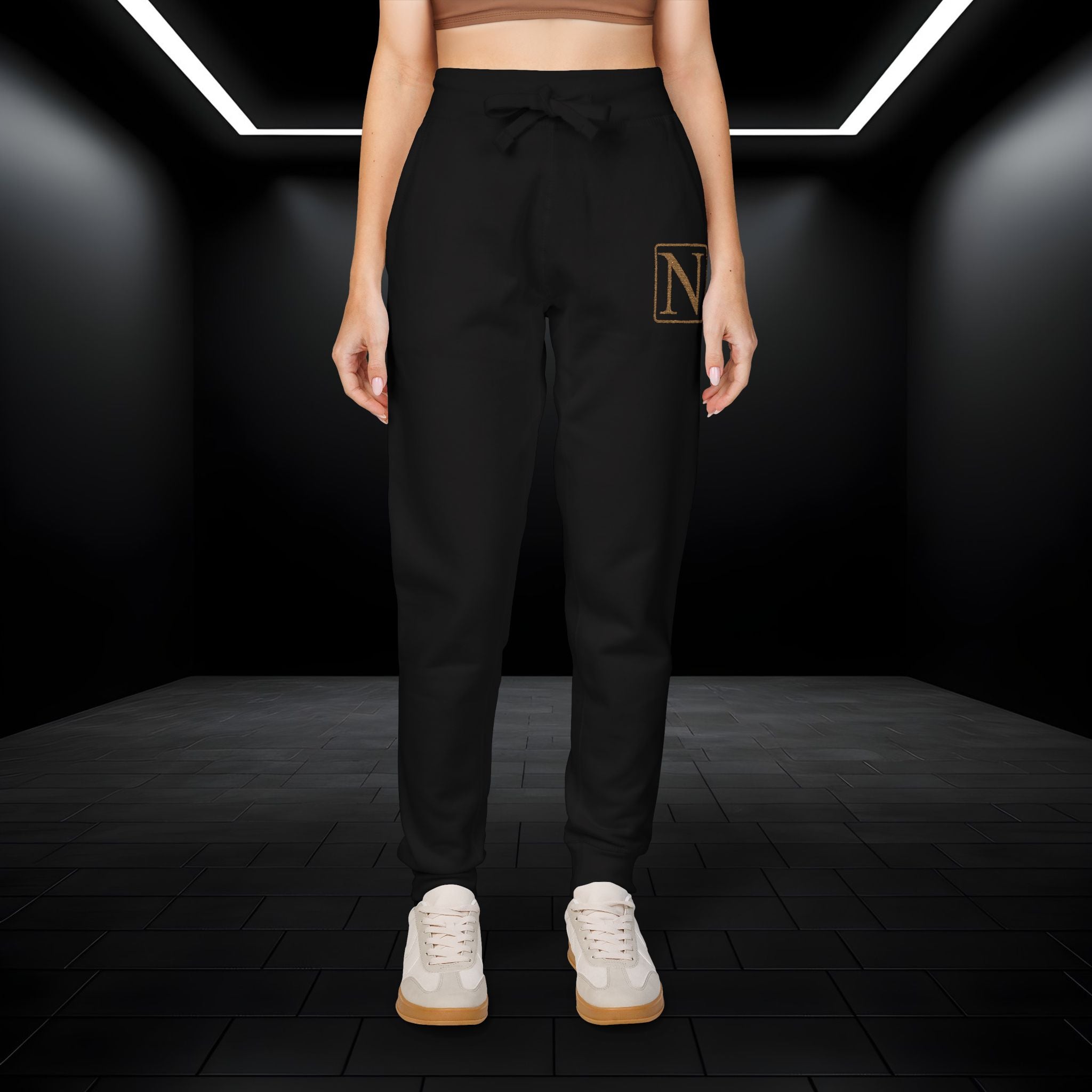 Nebula Line Limited Edition Embroidered Fleece Sweatpants Joggers