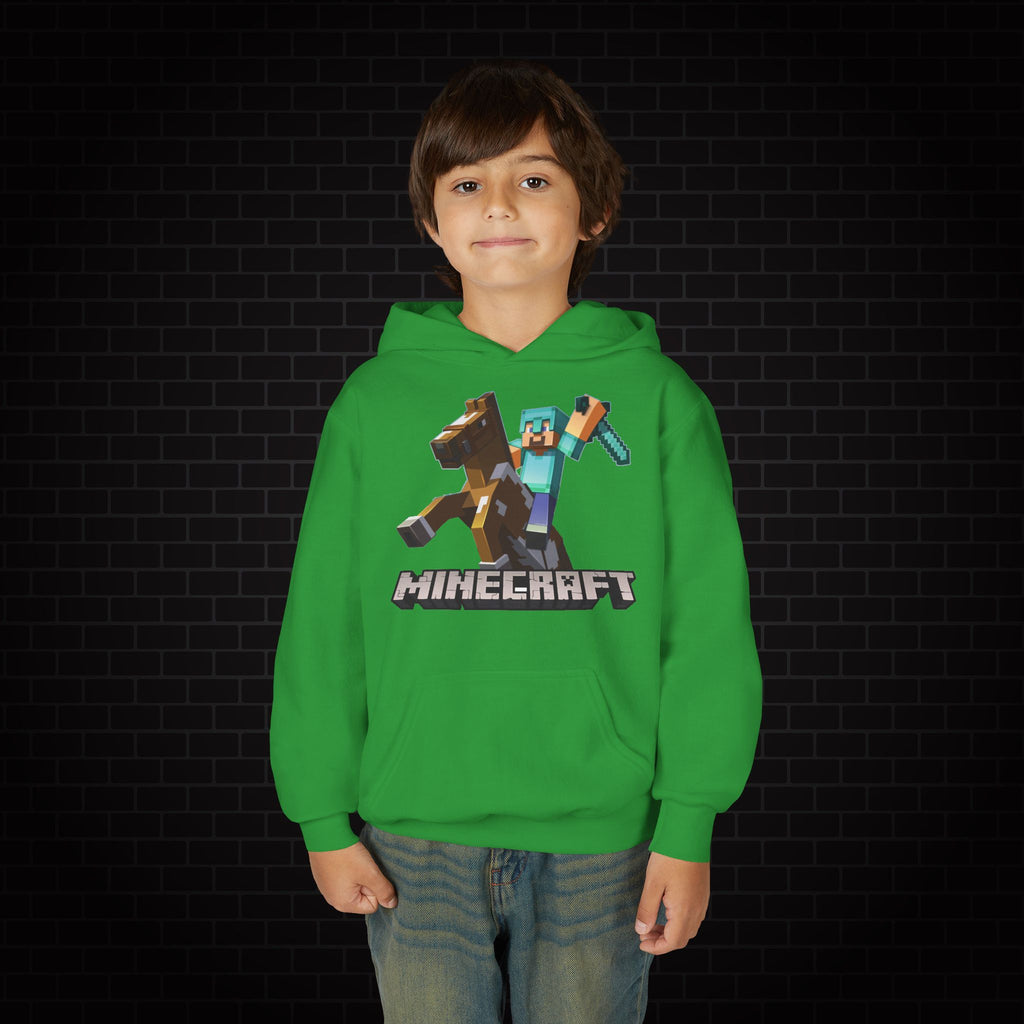 Youth Hoodie - Minecraft Kids Gaming Sweatshirt