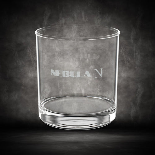 Engraved 'NEBULA' Limited Edition 10.5oz Whiskey Glass