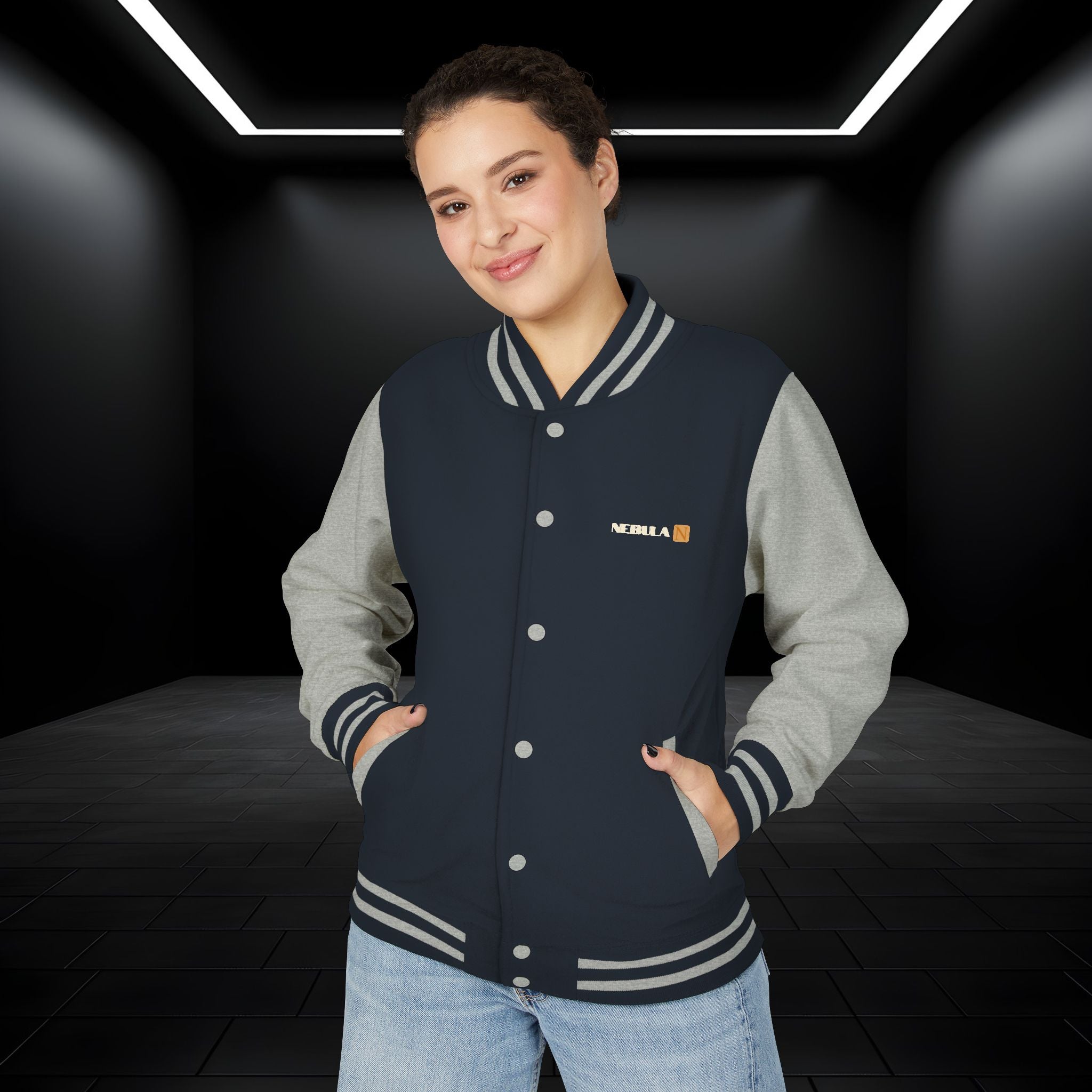 Nebula Line Designer Letterman Jacket – Retro Varsity