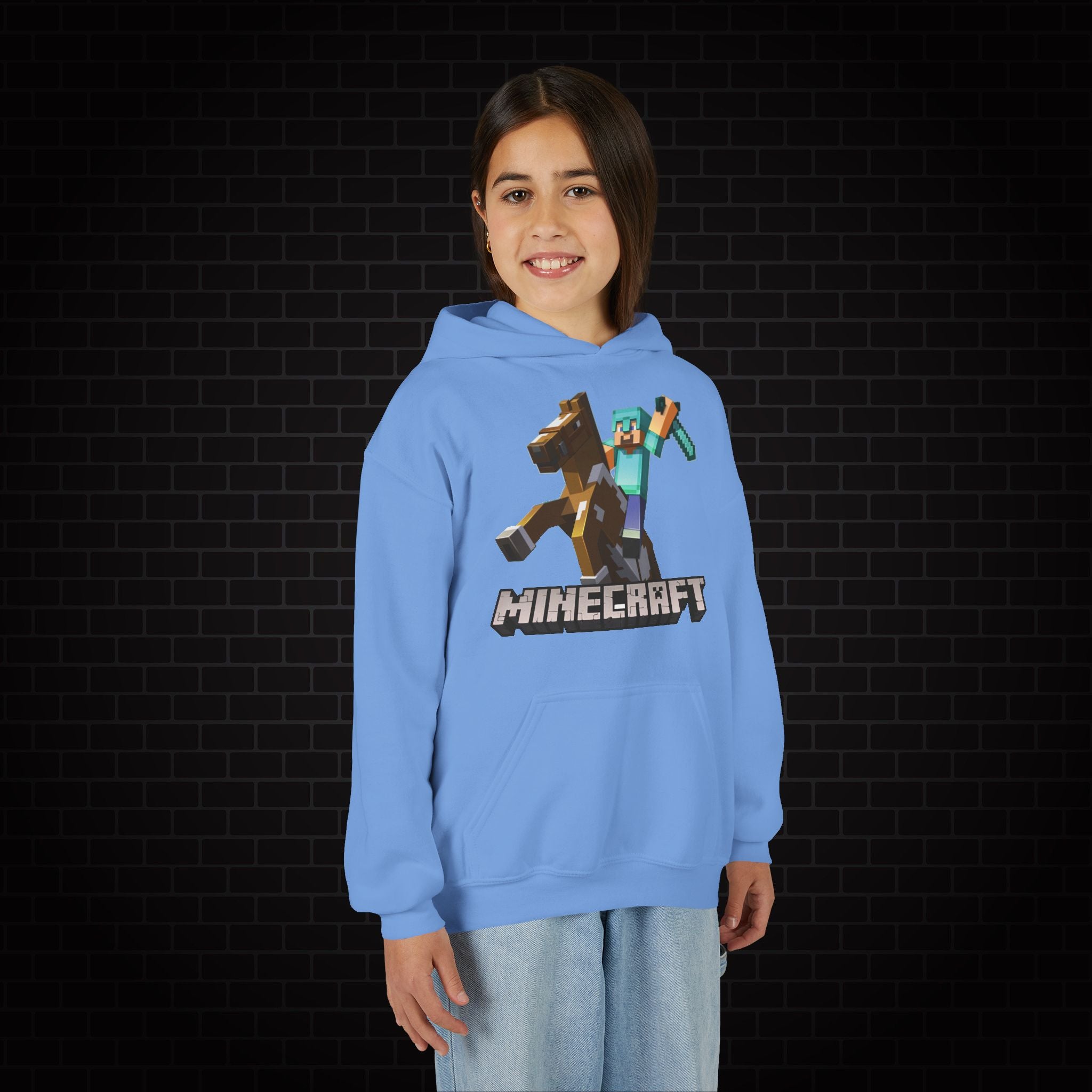 Youth Hoodie - Minecraft Kids Gaming Sweatshirt