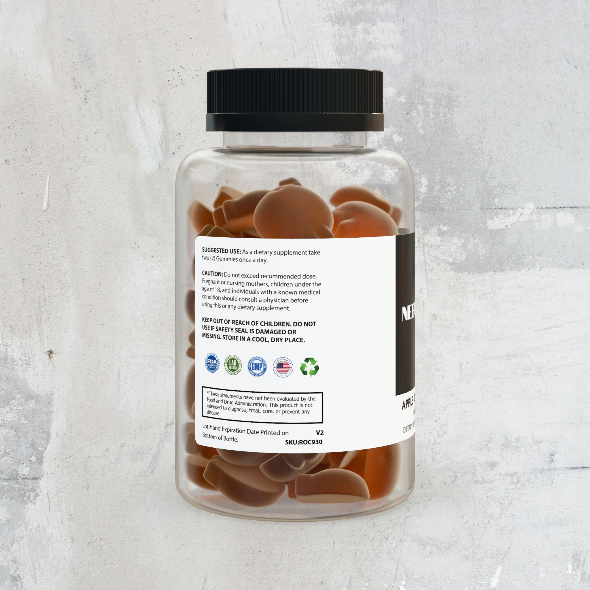 Nebula Apple Cider Vinegar Gummies (60 Gummies)