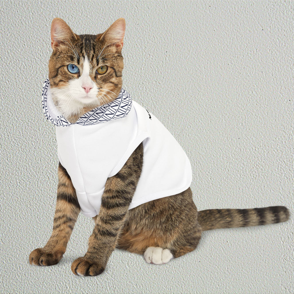 Nebula Pet Hoodie — Modern Monogrammed Dog & Cat Hoodie